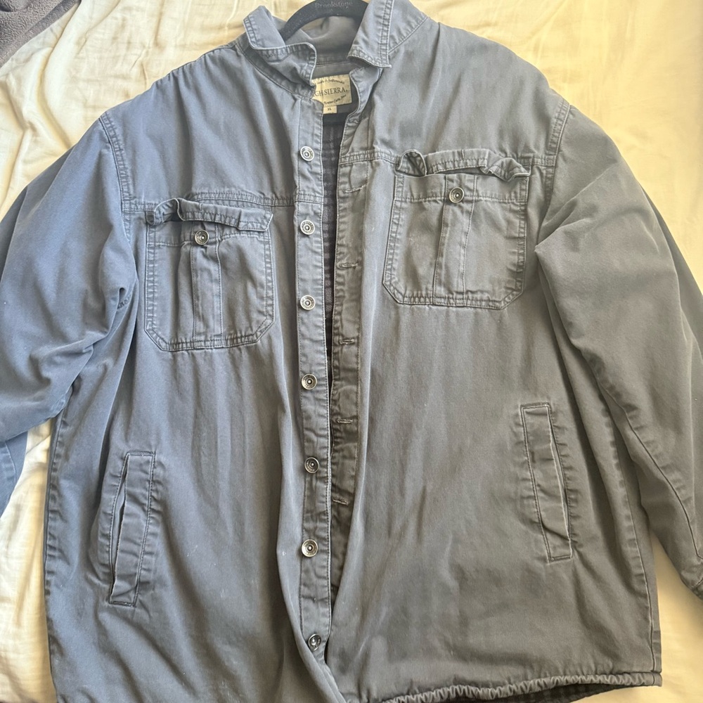 High Sierra Men's Blue Oversized Jacket